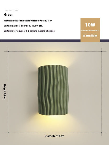 Bedroom Bedside Resin Wall Lamp Ambience Light