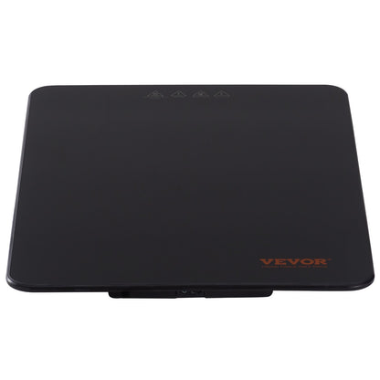 VEVOR Electric Warming Tray, Portable Tempered Glass Heating Tray, Perfect For Dinner, Catering, House, Parties, Events, Entertaining And Holiday, Black