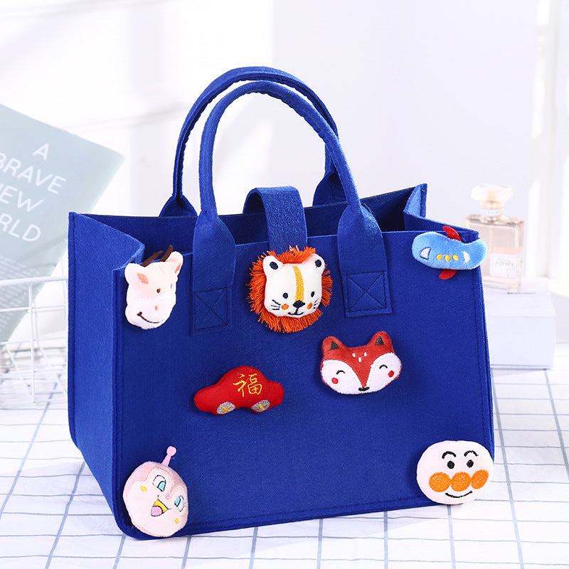 Portable Companion Hand Gift Bag Cute Hand Bag Japanese Doll Birthday Gift Packaging Bag