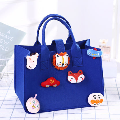 Portable Companion Hand Gift Bag Cute Hand Bag Japanese Doll Birthday Gift Packaging Bag