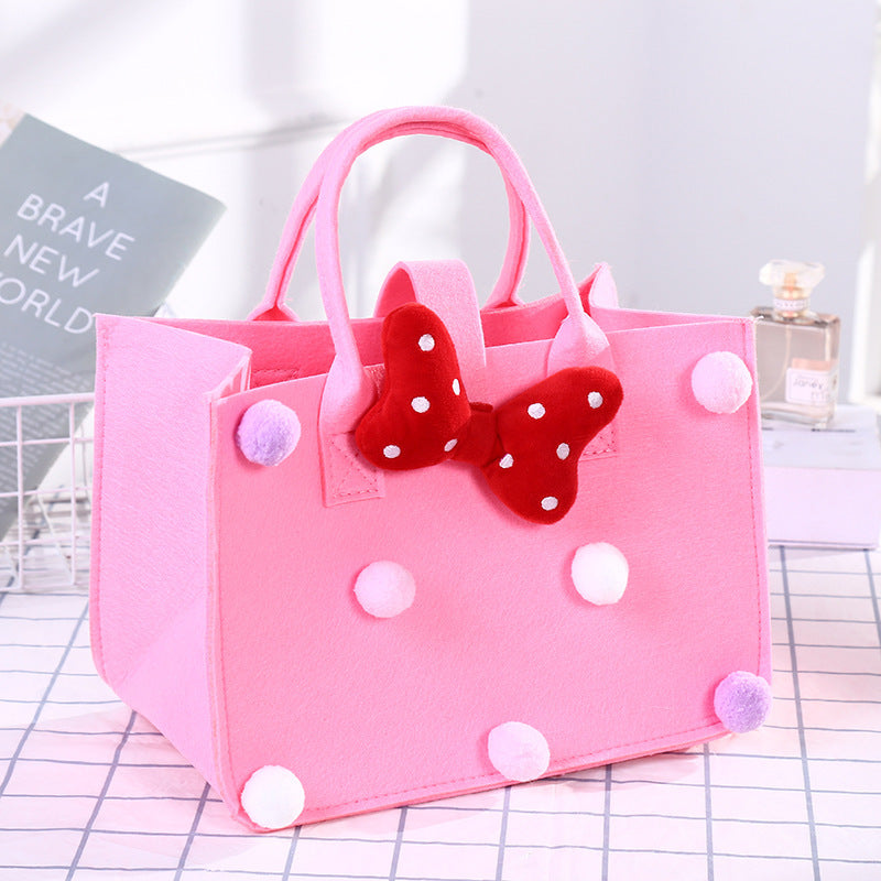 Portable Companion Hand Gift Bag Cute Hand Bag Japanese Doll Birthday Gift Packaging Bag