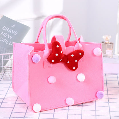 Portable Companion Hand Gift Bag Cute Hand Bag Japanese Doll Birthday Gift Packaging Bag