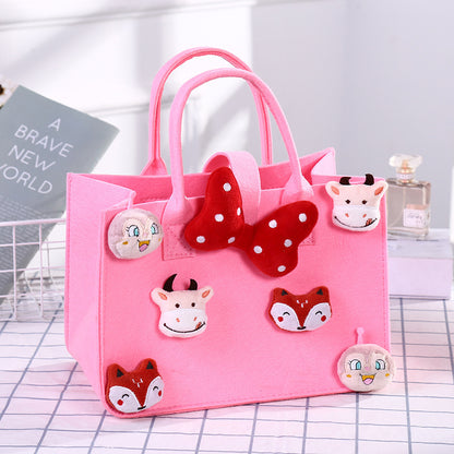 Portable Companion Hand Gift Bag Cute Hand Bag Japanese Doll Birthday Gift Packaging Bag