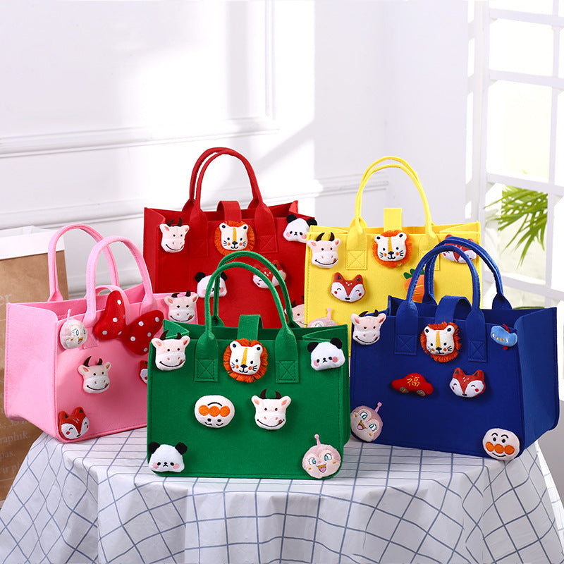 Portable Companion Hand Gift Bag Cute Hand Bag Japanese Doll Birthday Gift Packaging Bag