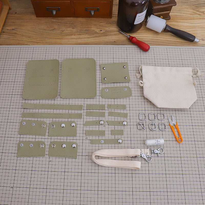 DIY Hand-woven Homemade Gift Messenger Bag Material Set