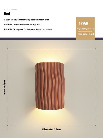 Bedroom Bedside Resin Wall Lamp Ambience Light