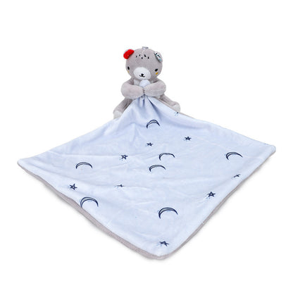 Baby comfort towel with sleep comfort doll
