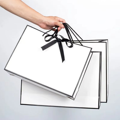 Elevate Your Gifting Experience with our Stylish White Paper Gift Boxes - Perfect for Any Occasion!