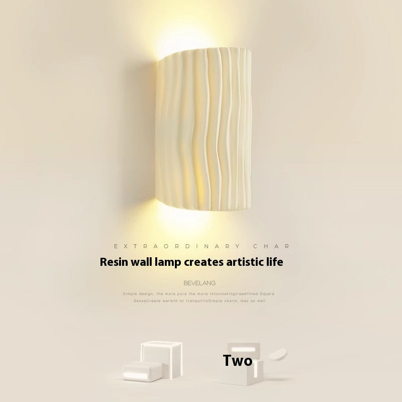 Bedroom Bedside Resin Wall Lamp Ambience Light