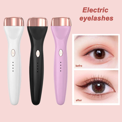 Revitalize Your Look with the Portable 5D Heating Electric Eyelash Curler - Long-Lasting, Three Temperature Modes for Perfectly Curled Lashes!