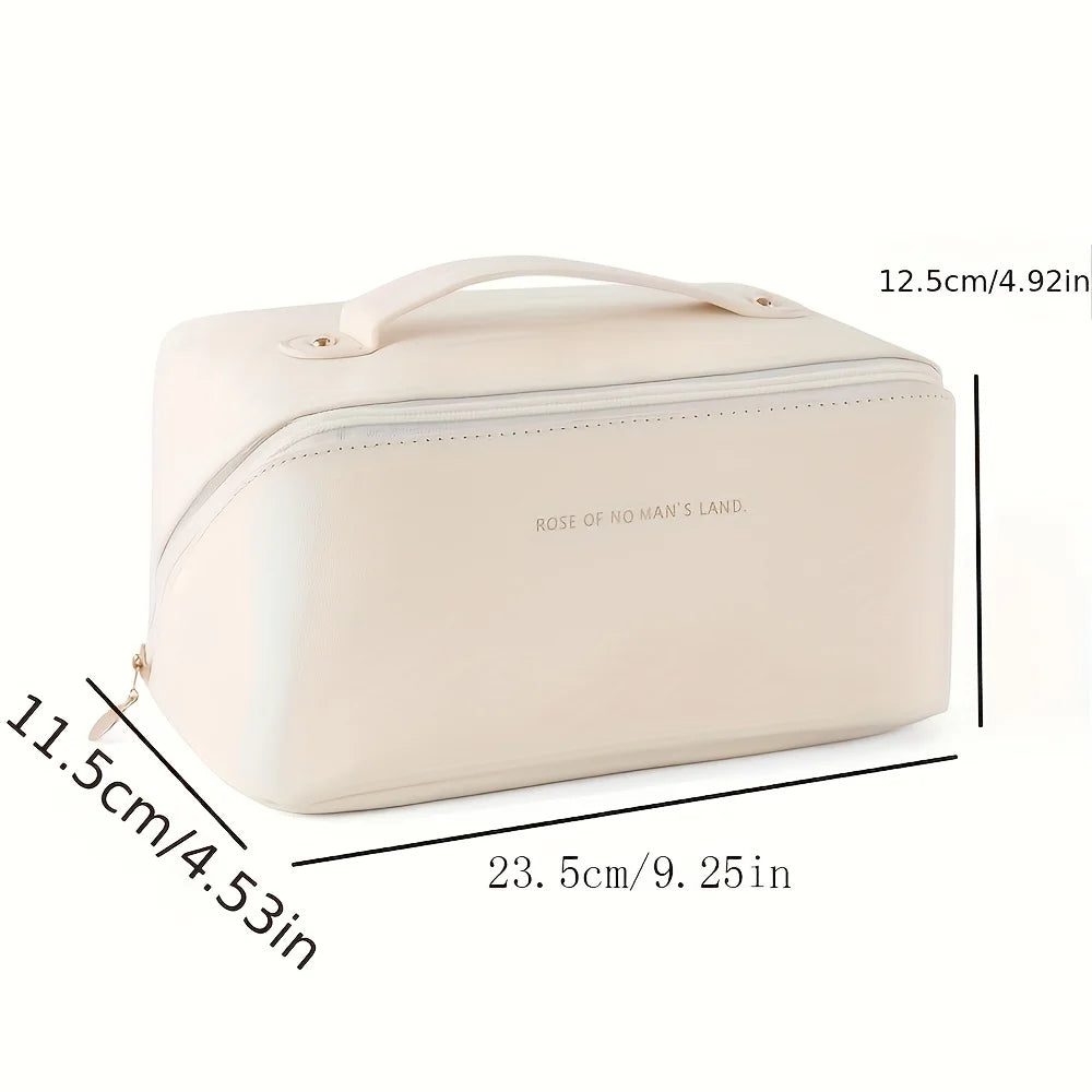 Stylish Makeup Organizer & Toiletry Kit - Luxury Travel Cosmetic Bag for Women