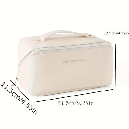 Stylish Makeup Organizer & Toiletry Kit - Luxury Travel Cosmetic Bag for Women
