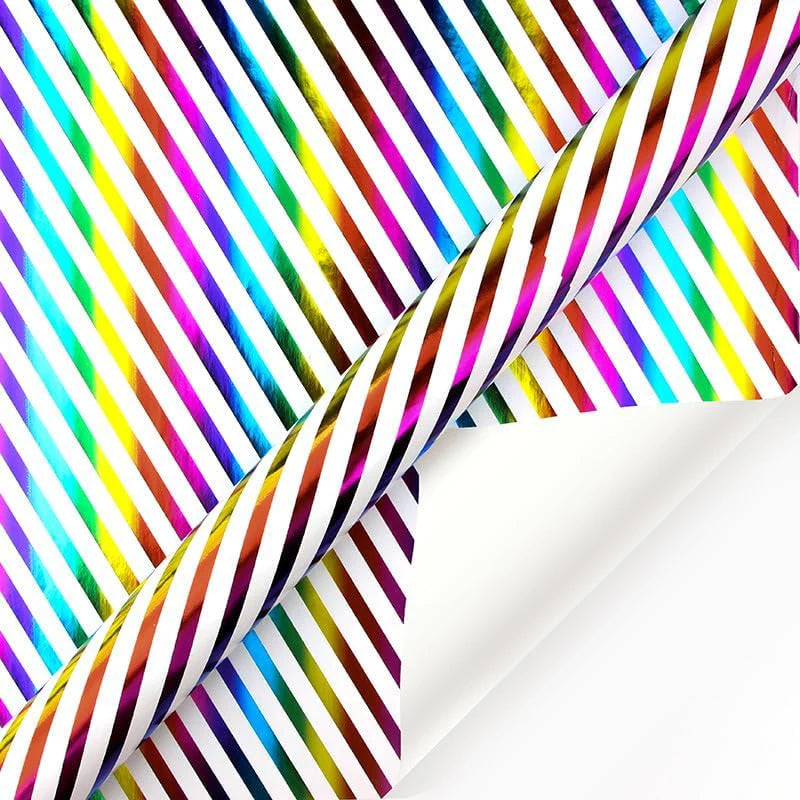Celebrate in Style with Our Vibrant 17"x120" Birthday Wrapping Paper - Gorgeous Foil Design Perfect for Any Occasion!