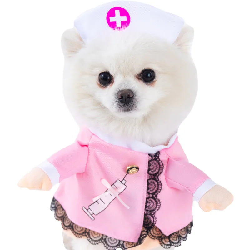 1PCS Halloween Dagger Pet Transformation Dress Festival Funny Knife Holding Dog Clothes Cat Standing Dress Pet Dress Up