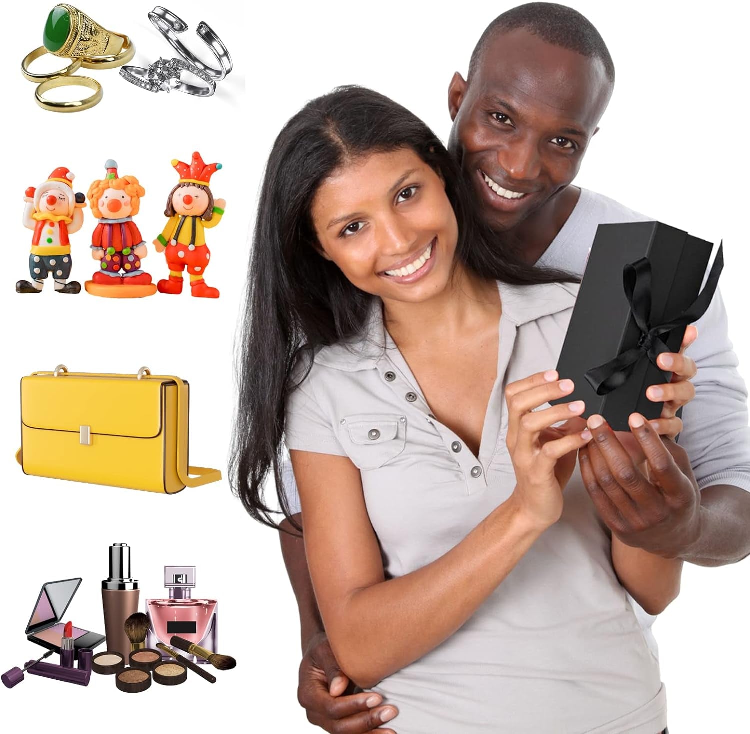 Deluxe Magnetic Closure Gift Box with Satin Ribbon - Perfect for Every Occasion: Birthdays, Weddings, Christmas, and More - 26x19x8cm