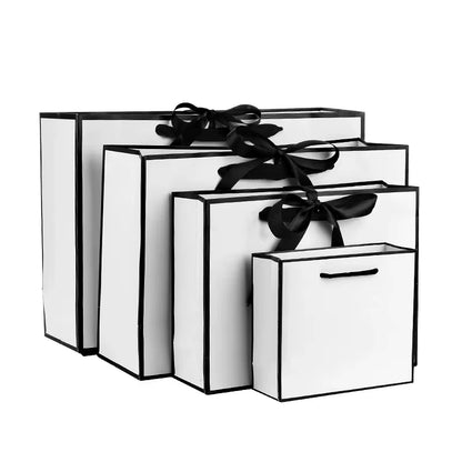 Elevate Your Gifting Experience with our Stylish White Paper Gift Boxes - Perfect for Any Occasion!